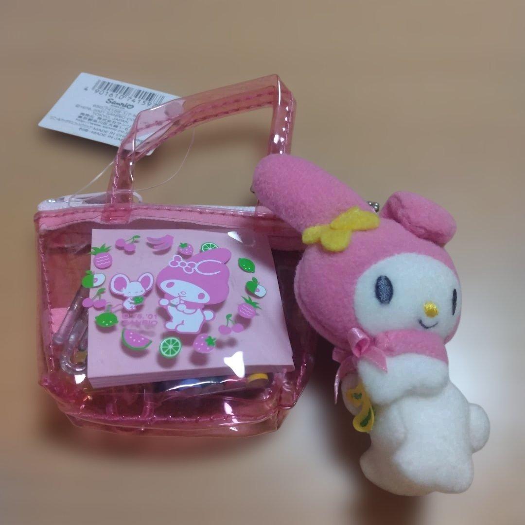 マイメロディ ミニバッグ＆マスコットキーホルダーセット。　　レア