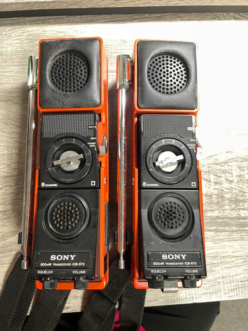 【正常起動‼️】SONY トランシーバー ICB-670／ 2機