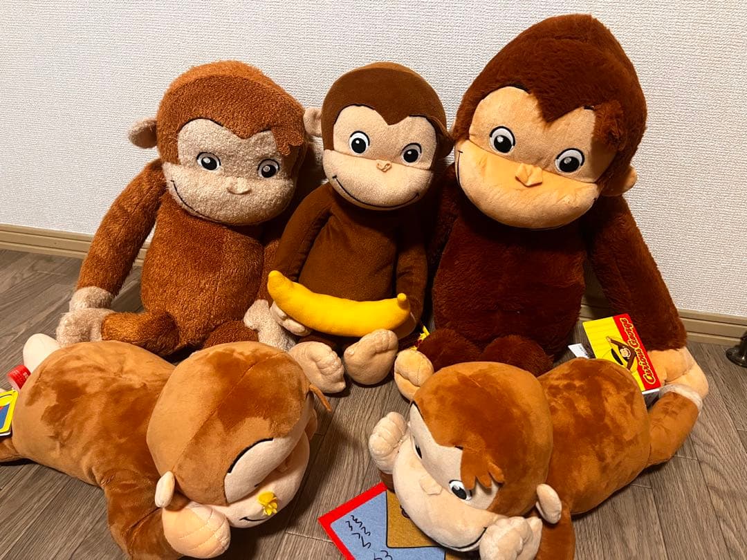 おさるのジョージ ぬいぐるみ 大きい 大量 セット グッズ