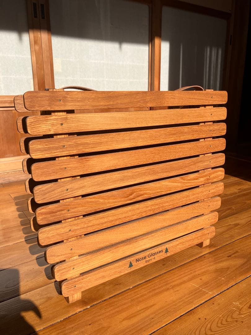 新品未使用　Nose Glasses アッシュ　折りたたみテーブル