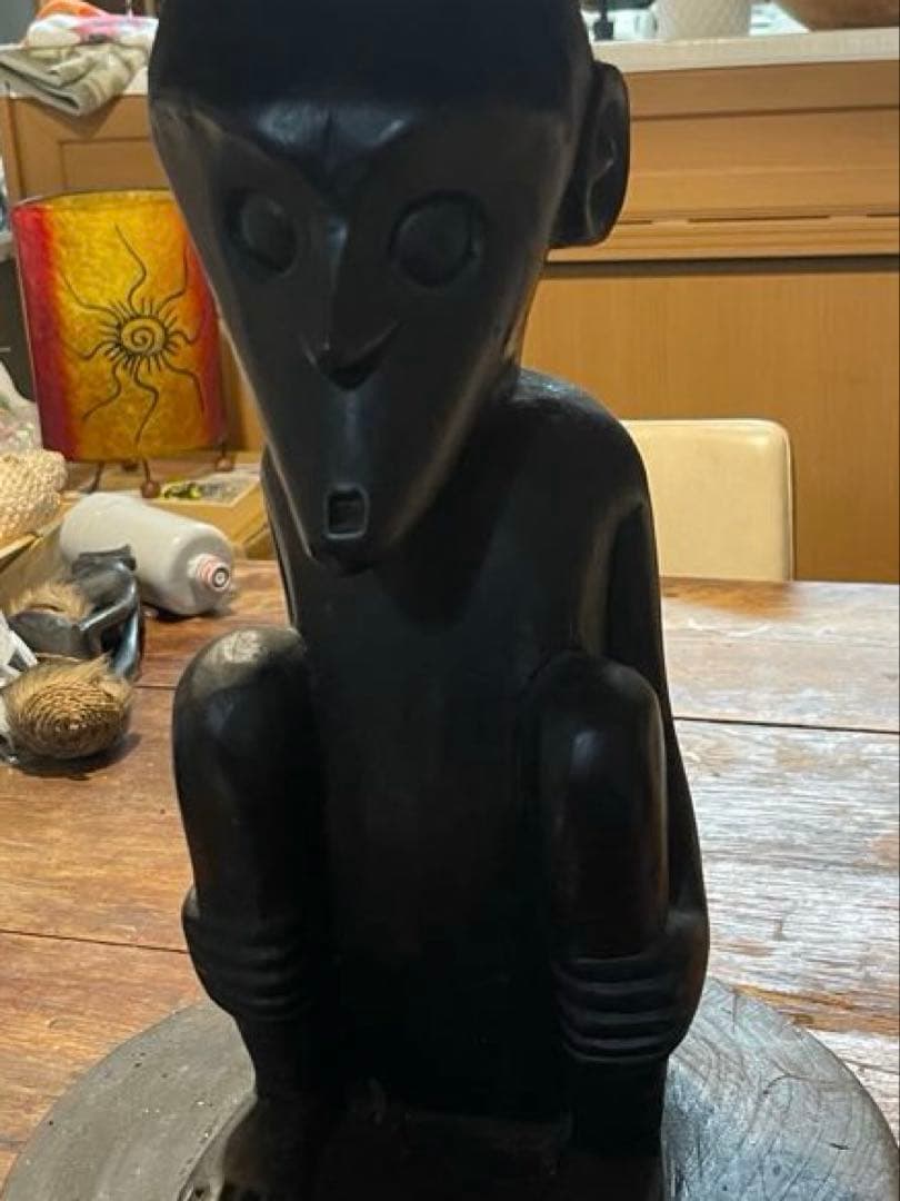 ☆アフリカンスタイル ☆チェアー☆椅子☆スツール☆重量感有り