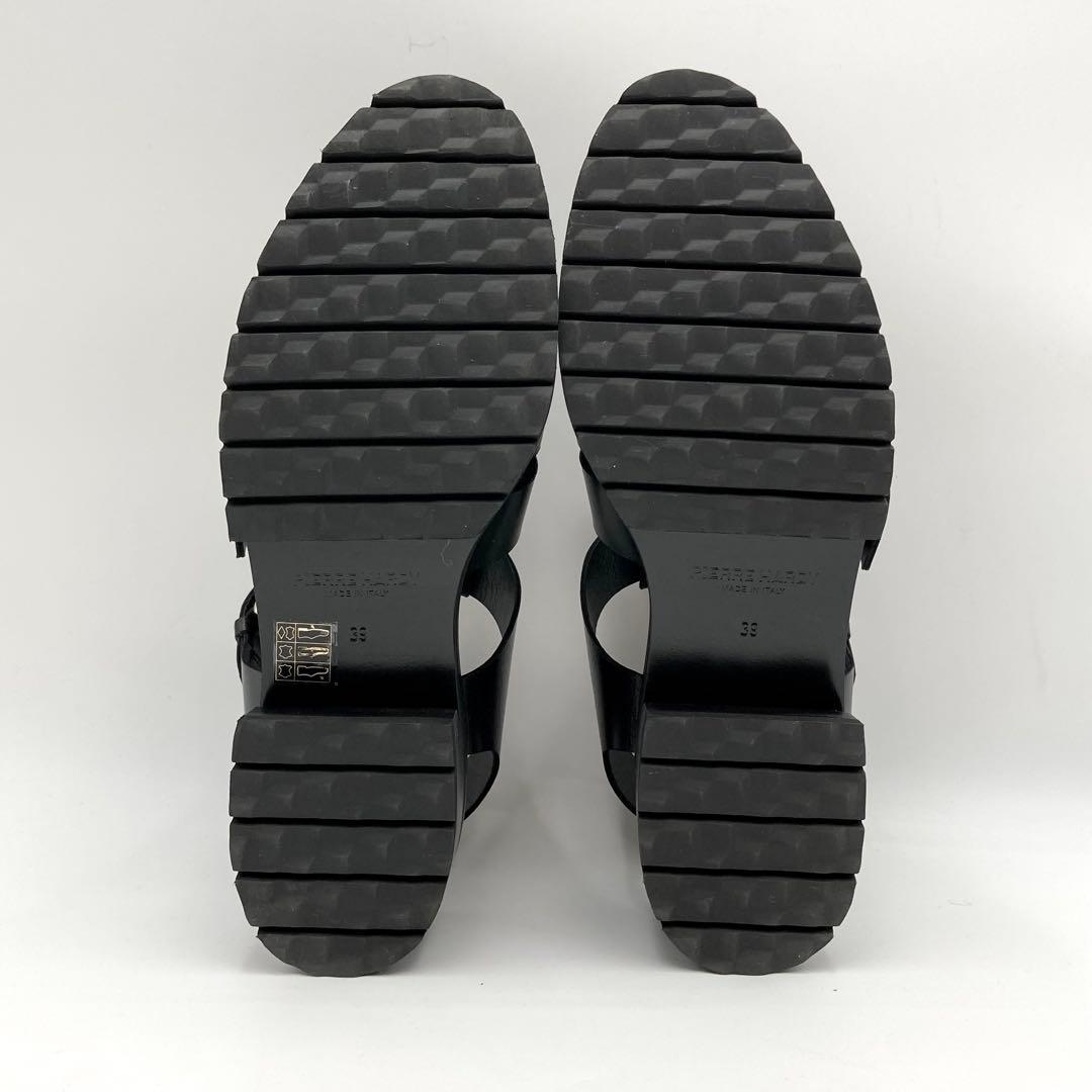 Koko！未使用級✨ ピエールアルディ グルカサンダル 黒 レザー 39