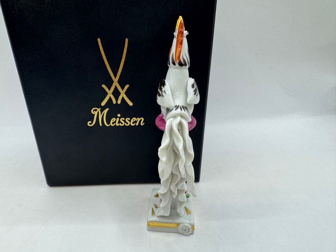 極美品 Meissen マイセン 干支シリーズ　フィギュリン 鳥　トリ　酉