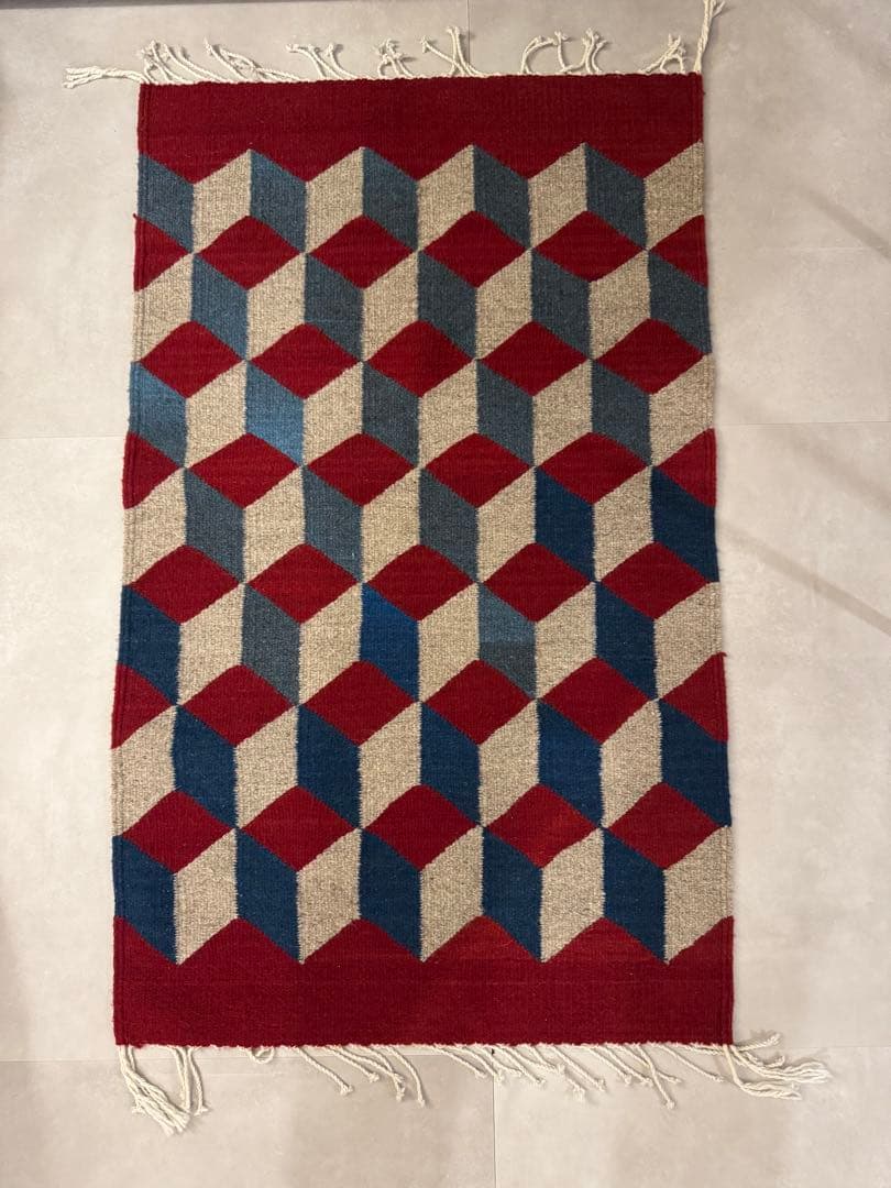 サポテックラグ　オアハカ　メキシコ　約100cm x 60cm