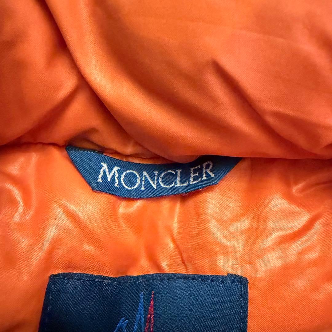 希少 MONCLER 80s 90s ヴィンテージ ダウンジャケット オレンジ