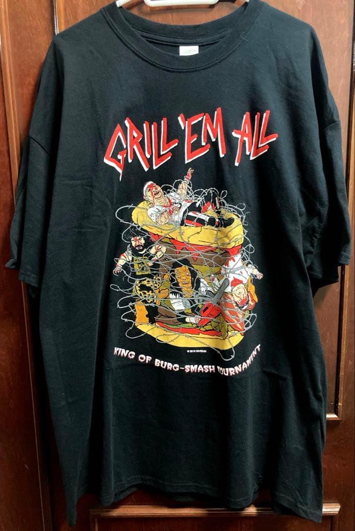 テリーファンク 中牧昭二 カクタスジャック IWAジャパン　Tシャツ 黒 2XL