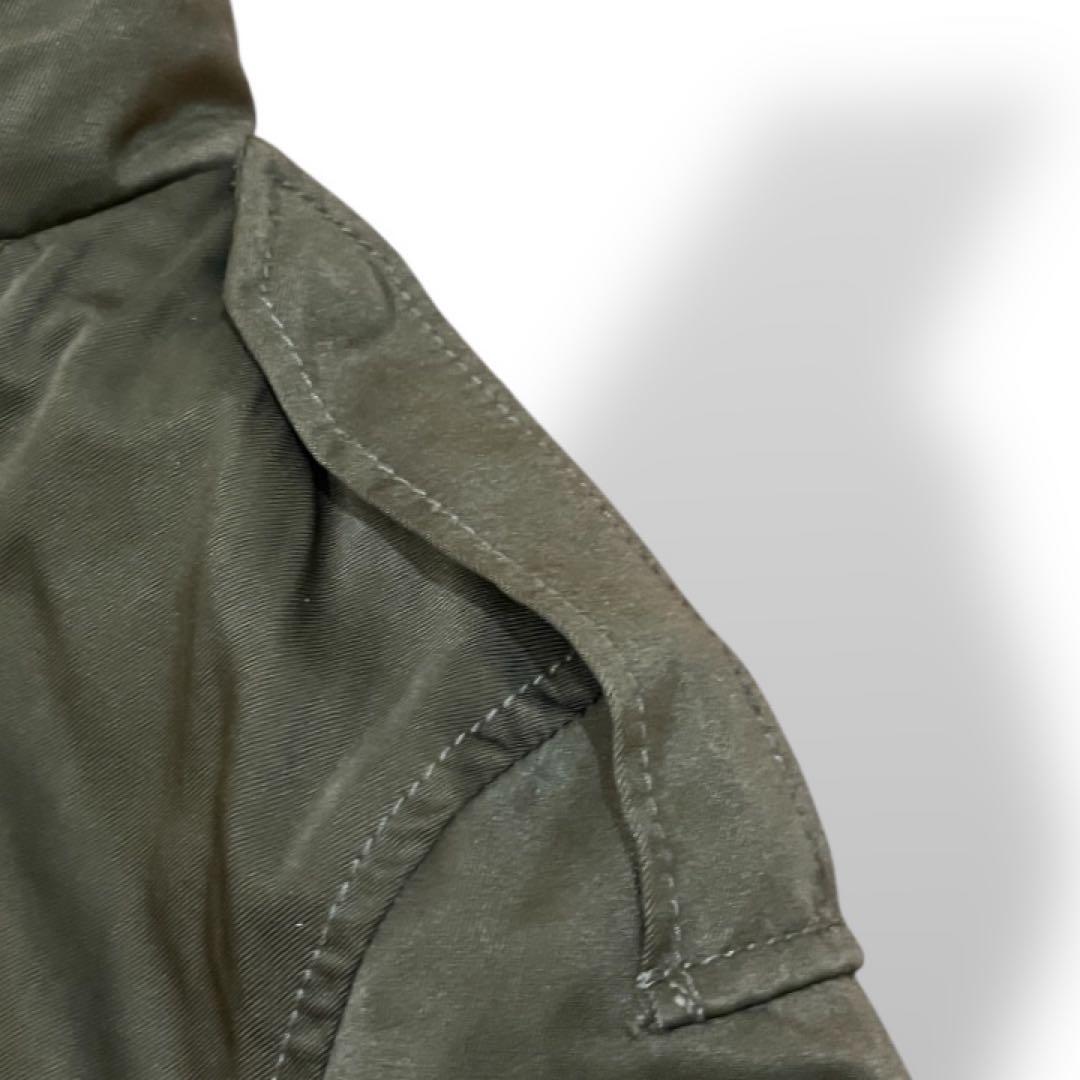 【がりっと】リアルファー ボア 極暖 モッズコート AVIREX