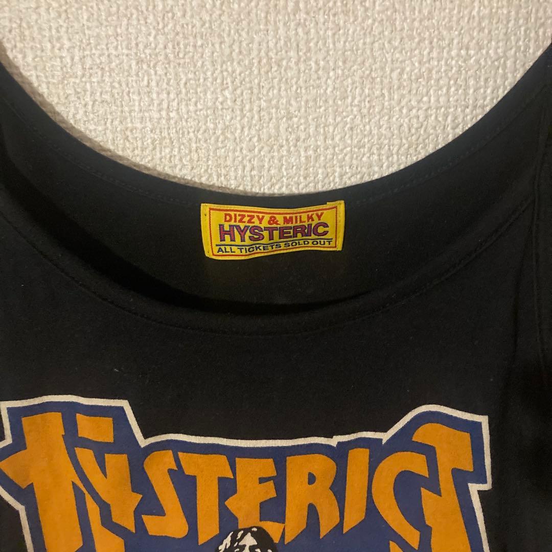 HYSTERIC GLAMOUR キャミソール　ブラック　ヒステリックグラマー