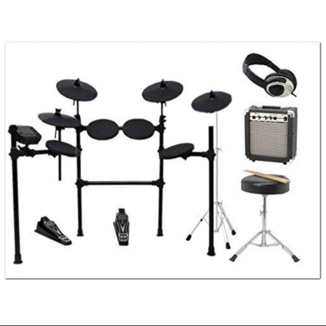 電子ドラムセット(アンプとヘッドホン付き)