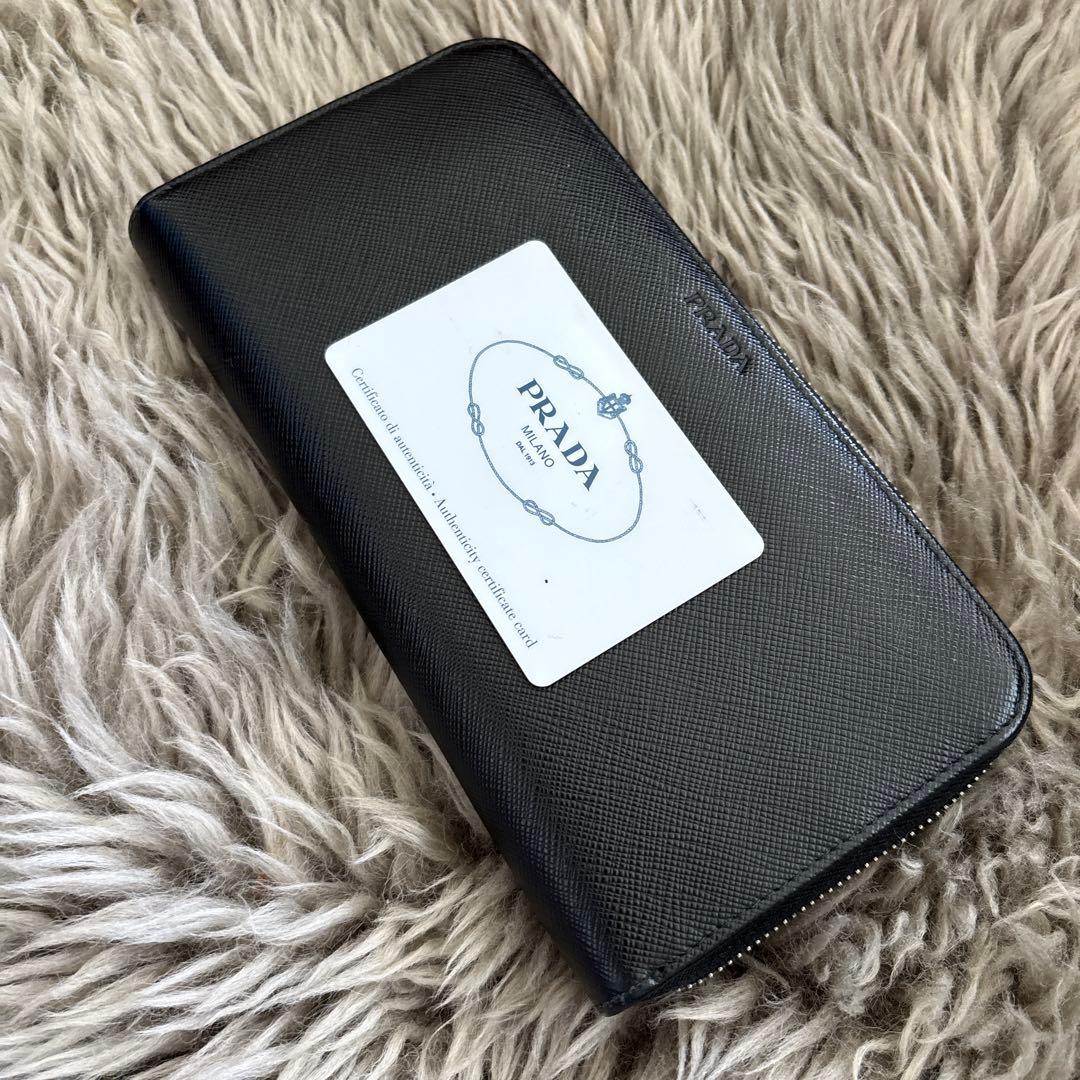 ナダル❗️✨PRADA プラダ✨美品❗️長財布　黒色　ネロ