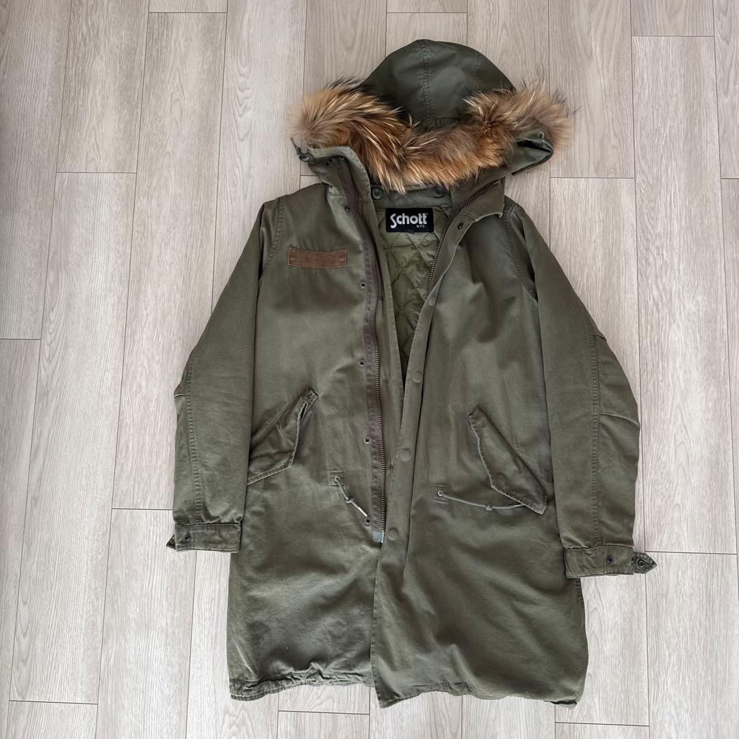 Schott×AMERICAN RAG CIE M-51 モッズコート