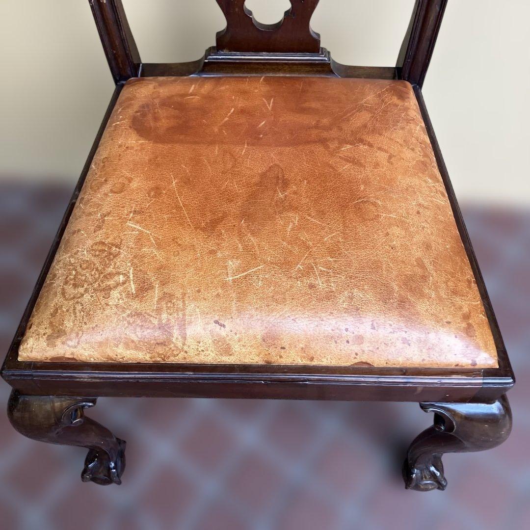イギリス・ボールアンドクロー・アンティーク・チェア