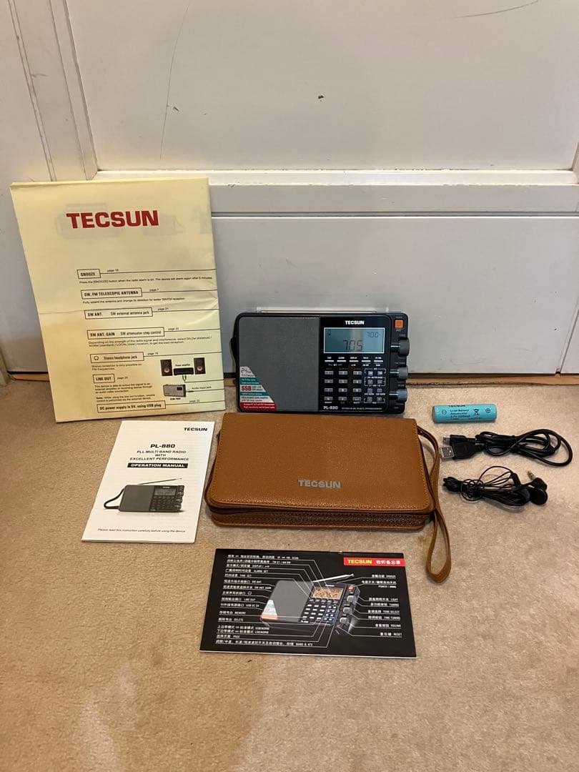 TECSUN PL-880高感度ワールドバントラジオ AM(SSB)•FM