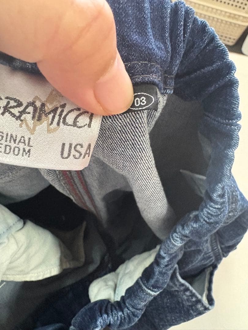 GRAMICCI ×デニムダンガリー ロングパンツ 03