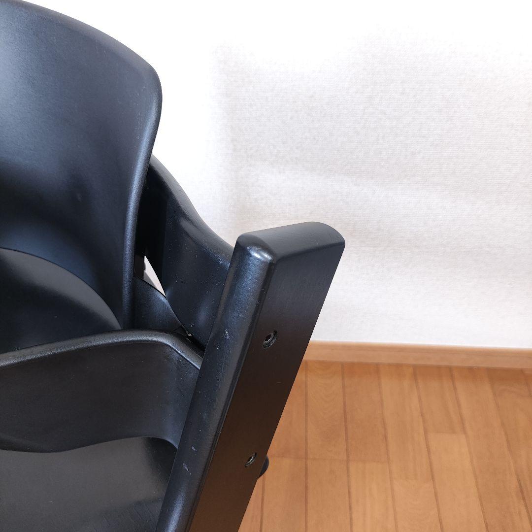 【極美品】STOKKE No.4トリップトラップ ブラック 黒