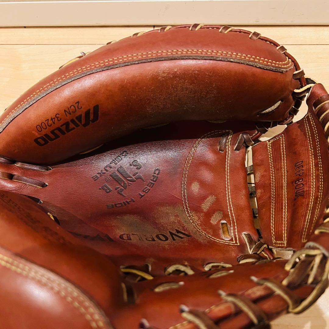 MIZUNO ミズノ ワールドウィン キャッチャーミット ブラウン