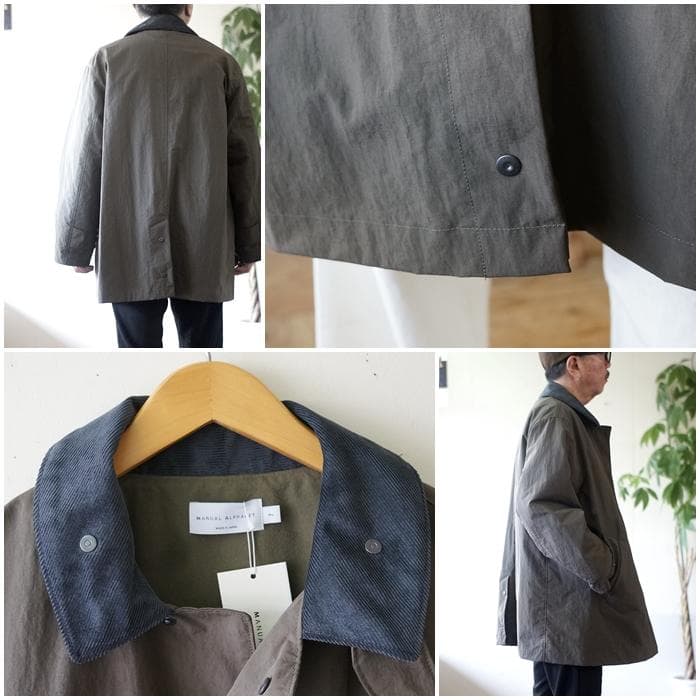 MANUAL ALPHABET マニュアルアルファベット ハーフコートM