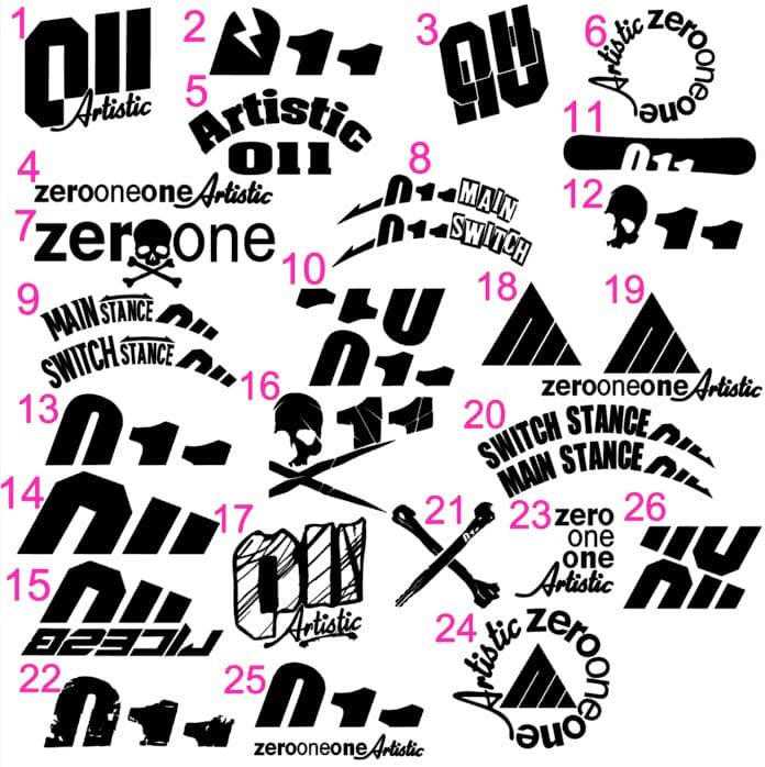 011 ゼロワン　ステッカー