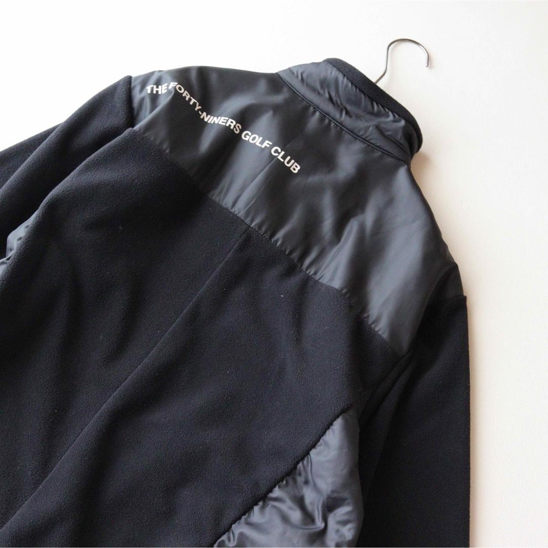 5394【美品】TFW49ジップアップジャケット 切り替えデザイン ブラック