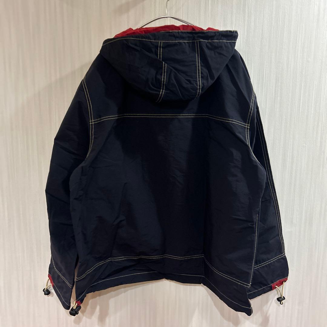  90s ナイロンジャケット ネイビー/レッド