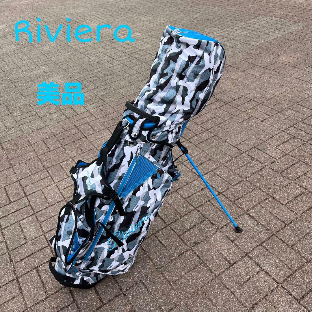 Riviera キャディバッグ ゴルフバッグ 6分割 軽量 美品