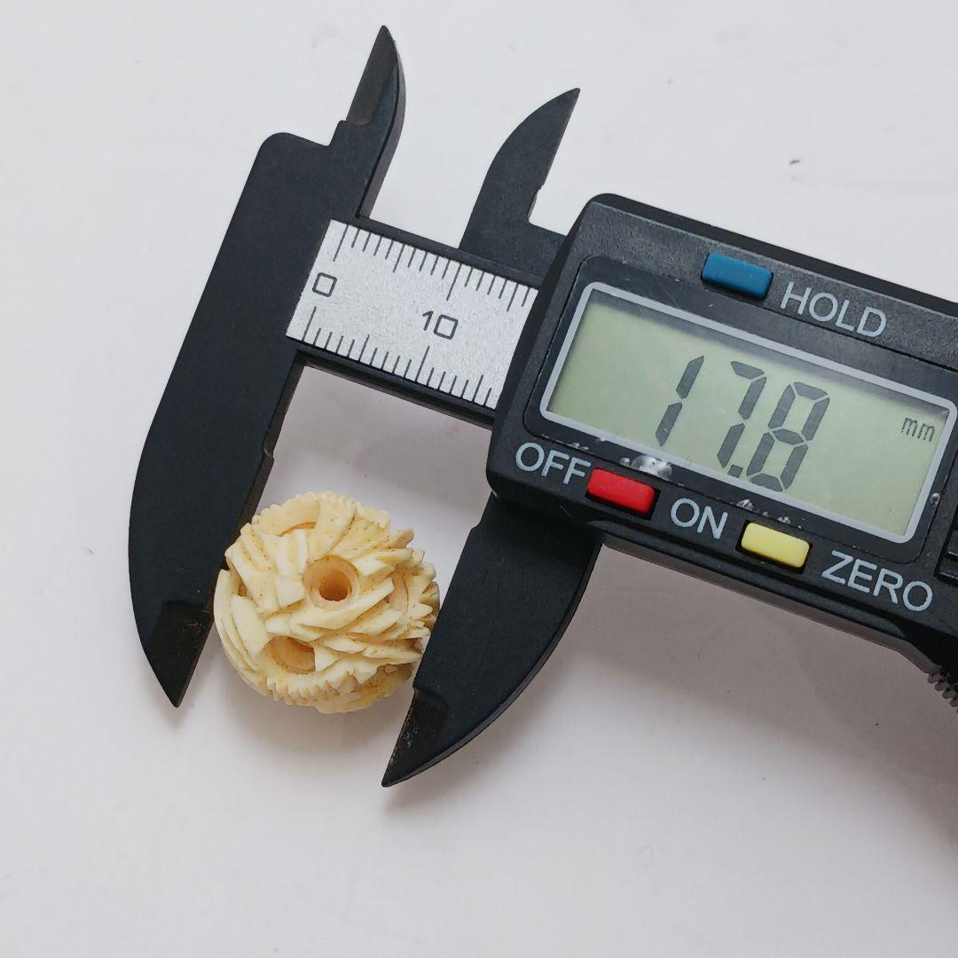 Y2892-13 高級彫刻 ネックレス・パーツ・天球セット 重量74.5g