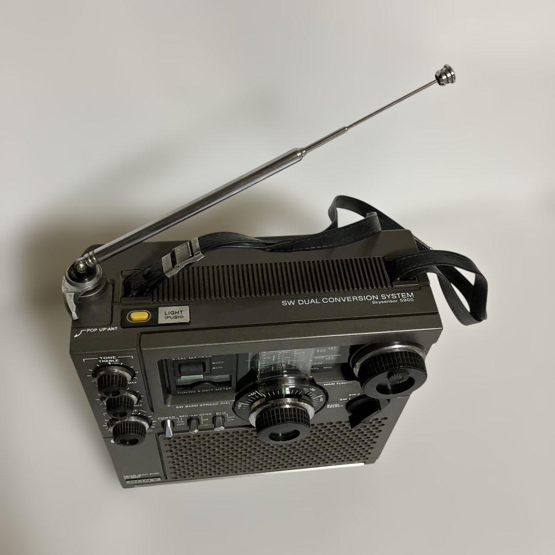 ソニーＢＣＬラジオ スカイセンサー　　　　　５９００　　完動品