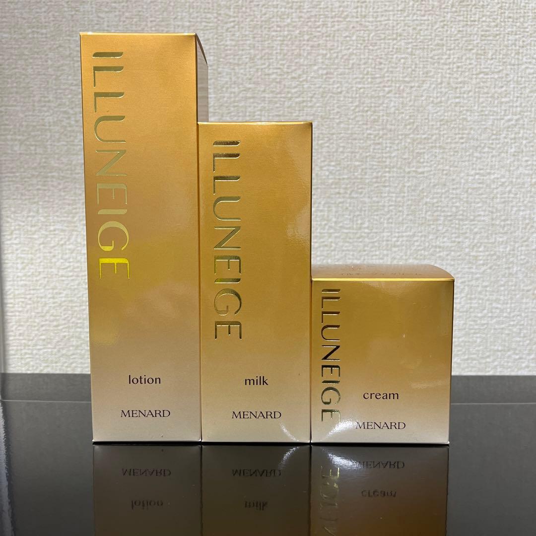 メナード イルネージュ3点セット＋こんにゃくスポンジ