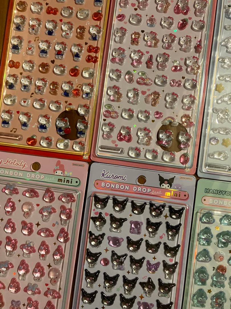 ボンボンドロップシール サンリオミニ コンプセット 8種類 サンリオmini