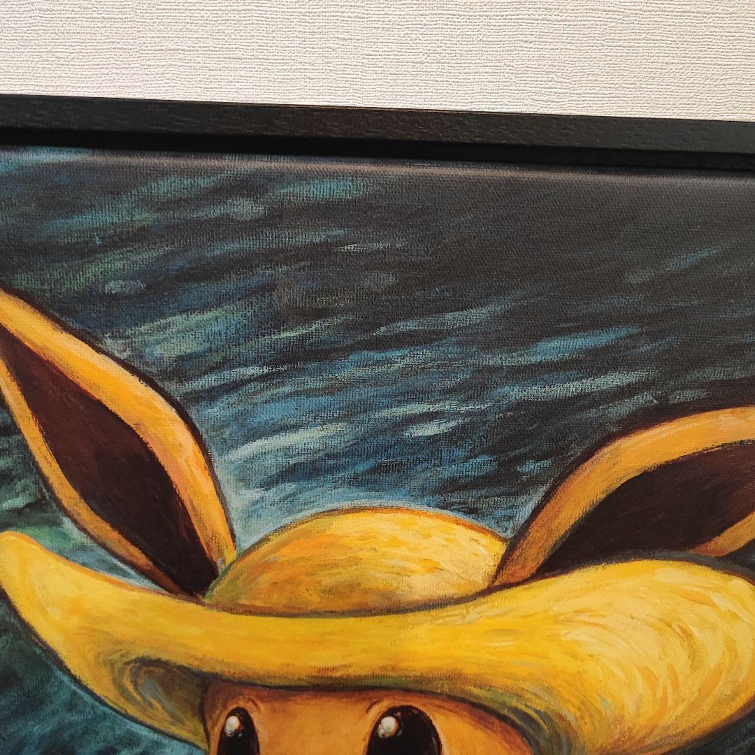 ゴッホ美術館 ゴッホイーブイ キャンバスアート 額縁付