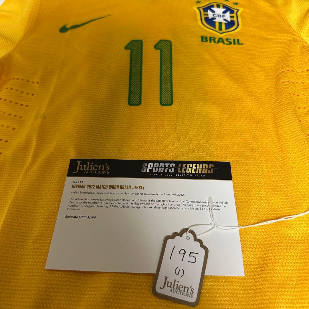 ネイマール　実使用ユニフォーム　ブラジル代表　11番　バルセロナ　証明書付き