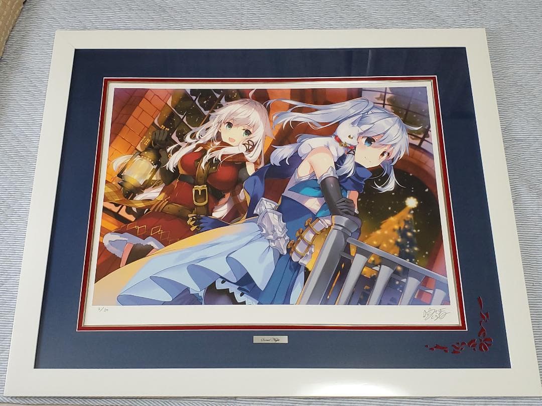 三嶋くろね先生　版画「Sacred Night」