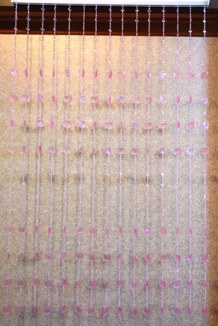 【レア】ハローキティ ビーズ のれん カーテン サンリオ レトロ