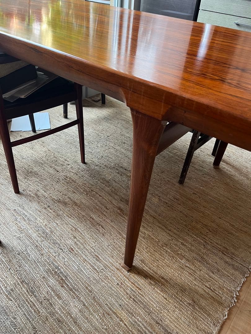 ◾️1/31まで値下げ◾️希少材ローズウッド ダイニングテーブル