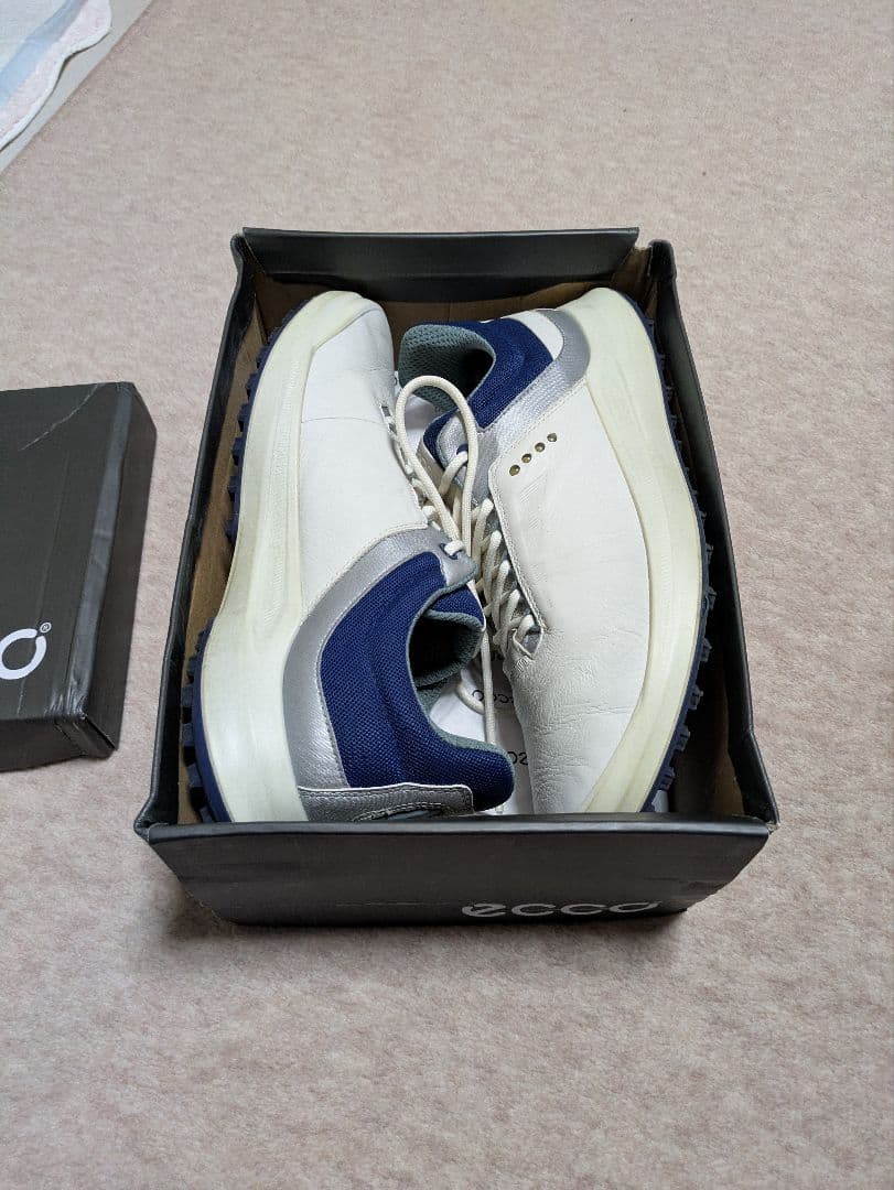 ECCO CORE レザーゴルフシューズ スパイクレス EU42