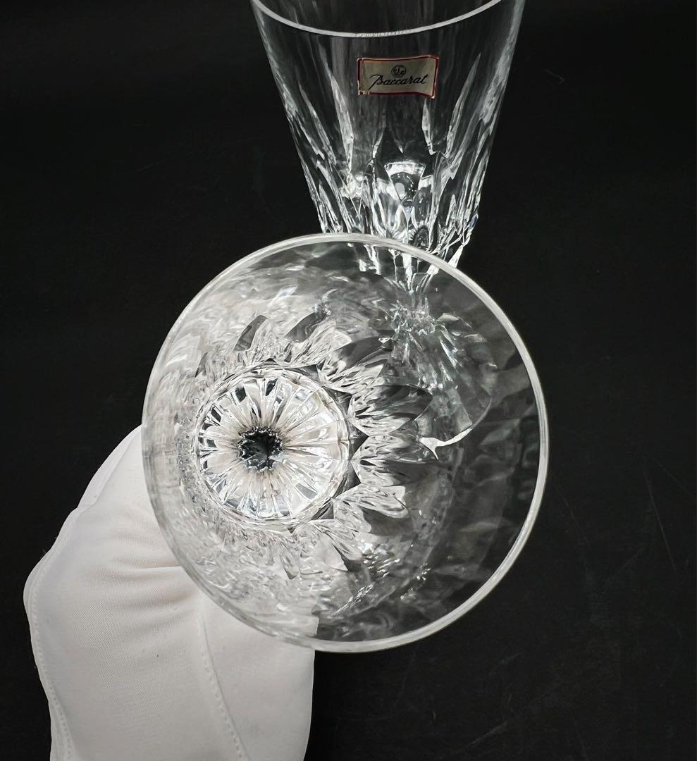 希少品 バカラ Baccarat ワイングラス ペア クリスタルガラス 箱付