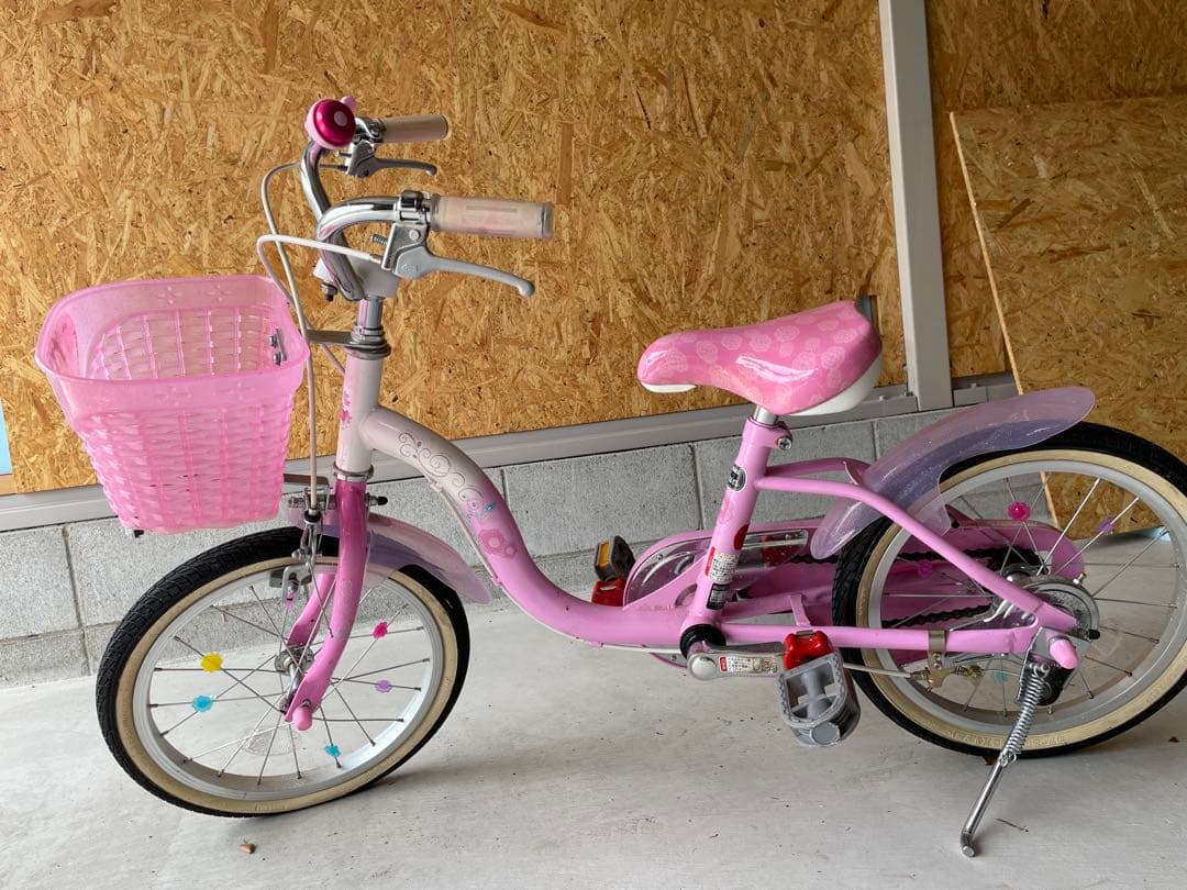 子供用自転車 プリンセスデザイン ピンク