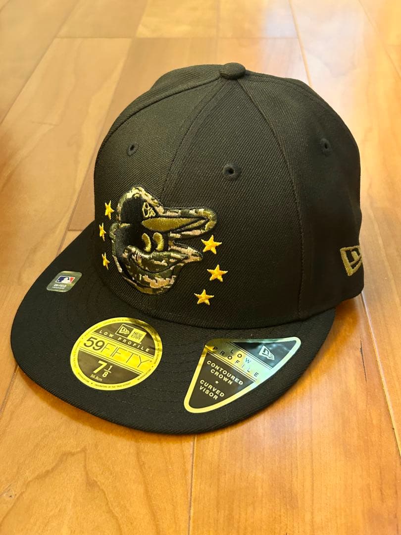 新品オリオールズニューエラ59FIFTY LPキャップ 7 1/8米国軍隊記念日