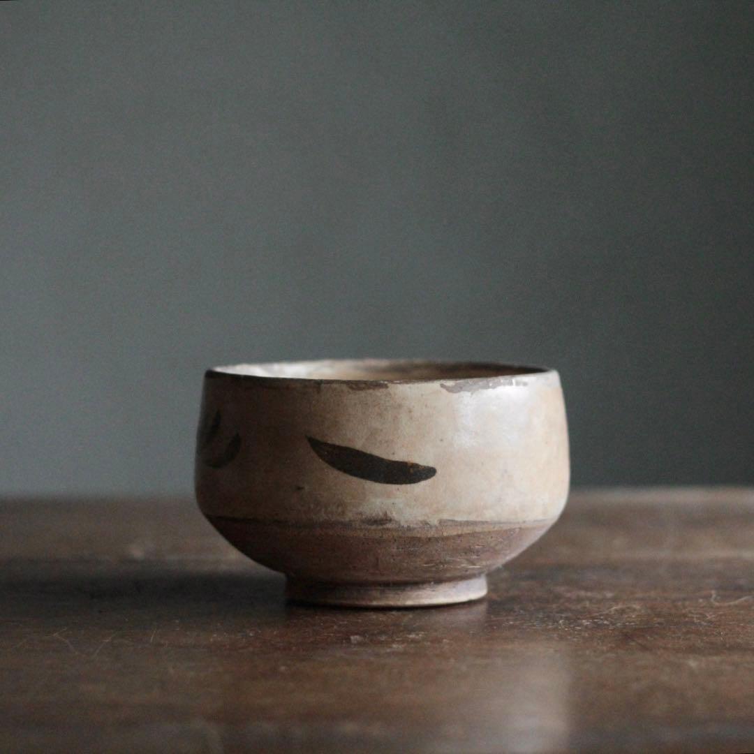 鉄絵 茶碗 茶道具 古美術 茶道具 古道具 アンティーク 中国美術