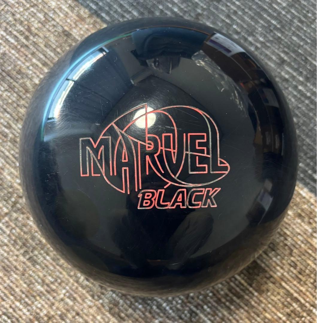 ボウリングボール　ストーム　マーヴェルブラック　15P 10G未満　プラグ済