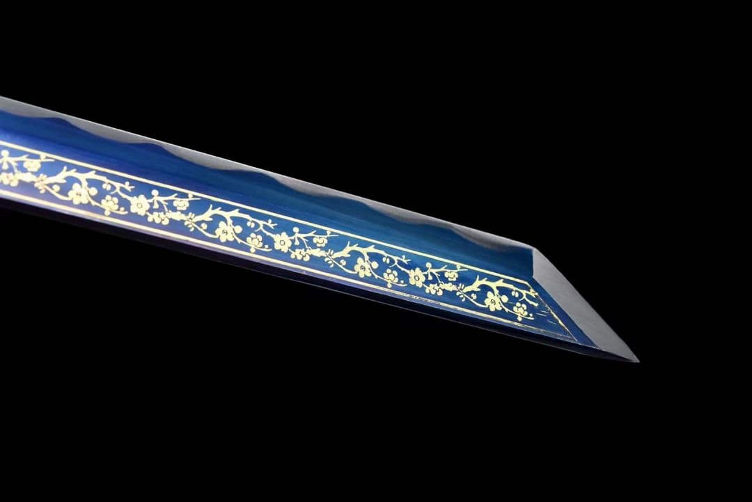 刺繍春刀――（寒梅傲雪）古兵器 武具　刀装具　日本刀　模造刀 居合刀