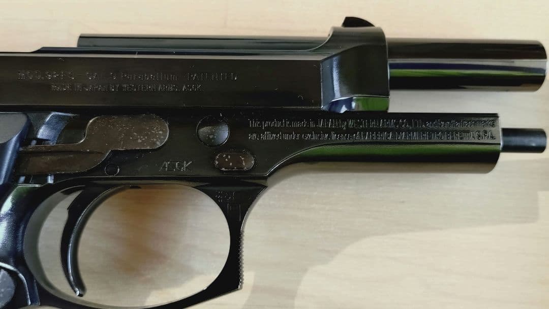 ウエスタンアームズ　ベレッタM92FS ブラッククローム