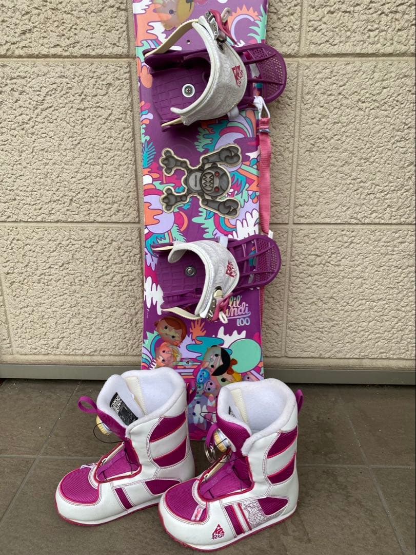 グレープ※スノーボード　ブーツセット 100cm K2 キッズ