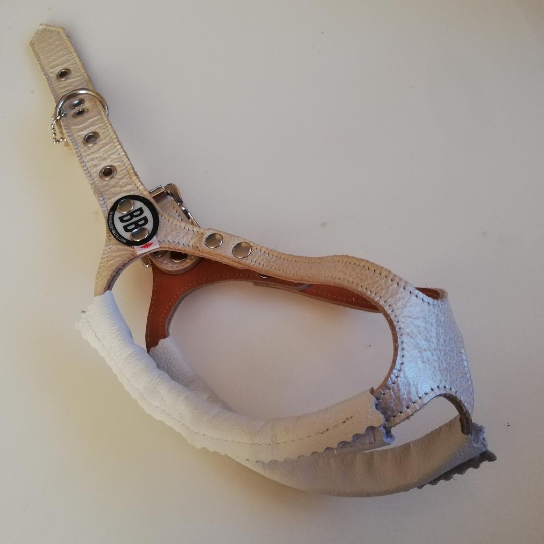 バディーベルト パールホワイト　保護ライナー付　6号