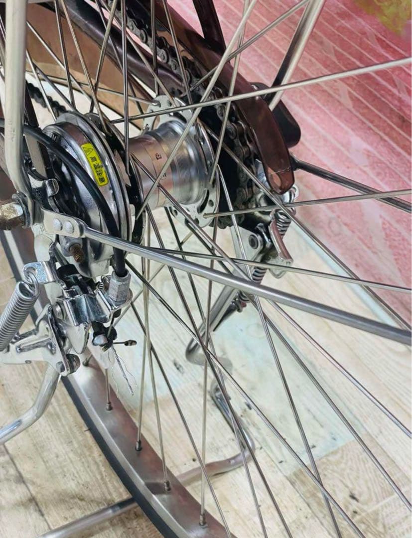 K2438 電動自転車パナソニック ママチャリ 24インチ 送料無料