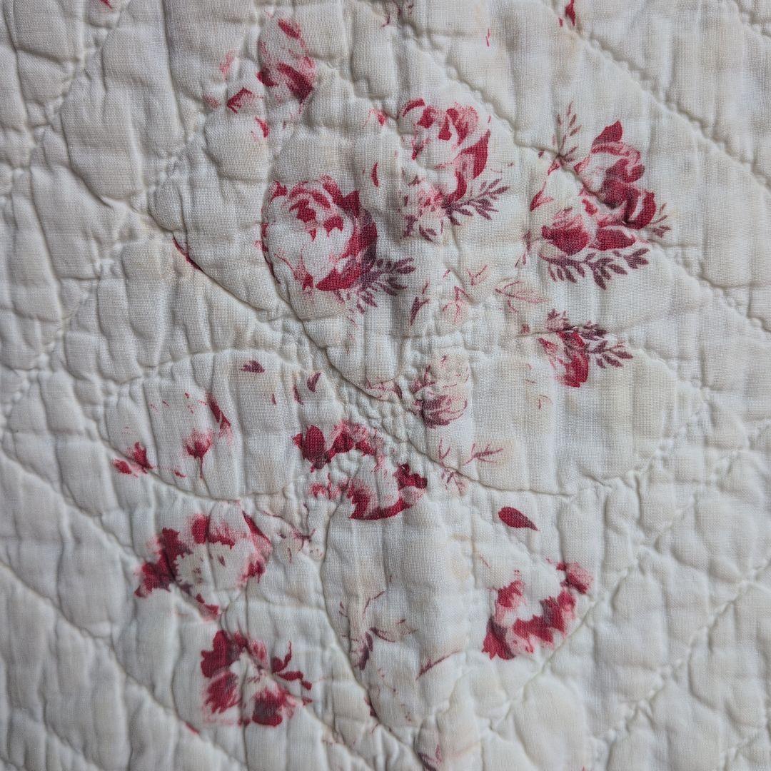 イギリスアンティーク ダーラムキルト 103㎝×45㎝