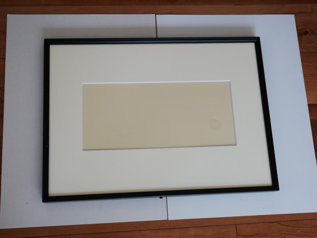 木版画　広重　花鳥風月　悠々堂出版　9図（不揃い）額、マット付き