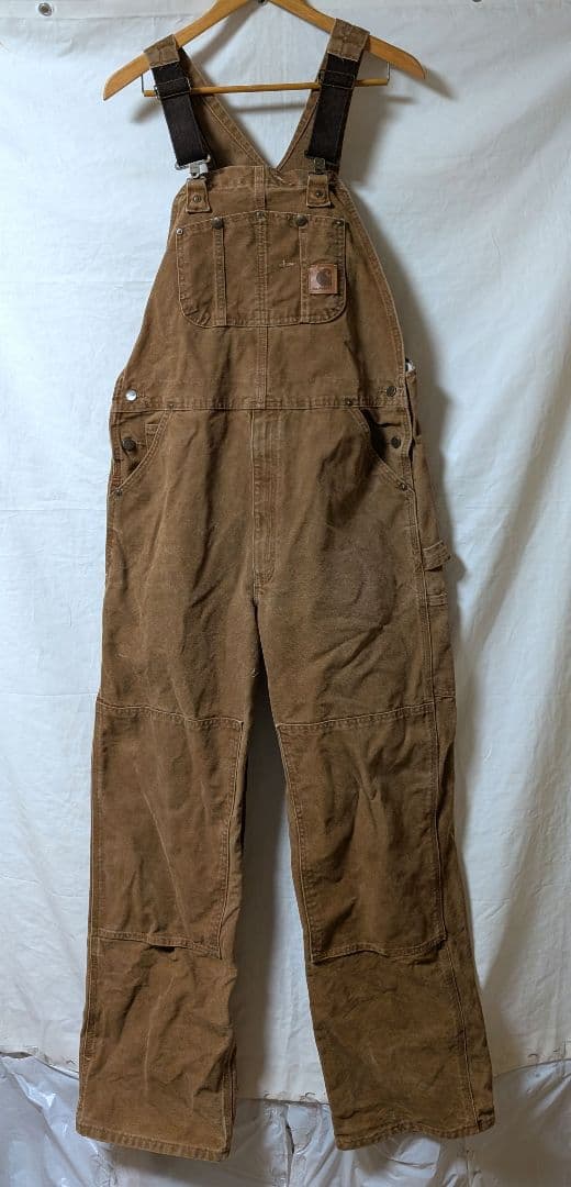 【Carhartt/カーハート】ダック ダブルニー サロペット つなぎ e676