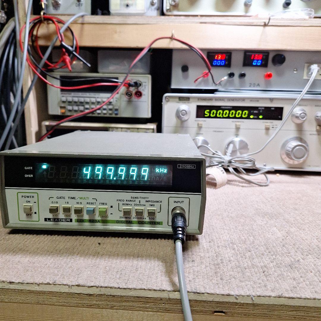 リーダーLDC-827A周波数カウンター