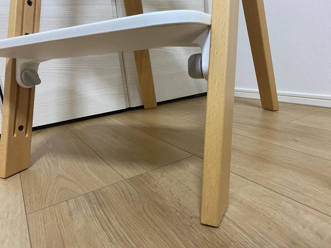 美品24年2月購入 ストッケ STOKKE ステップス チェア ホワイト×木目